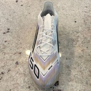 Adidas F50 Elite AG Soccer Cleats - Black and White